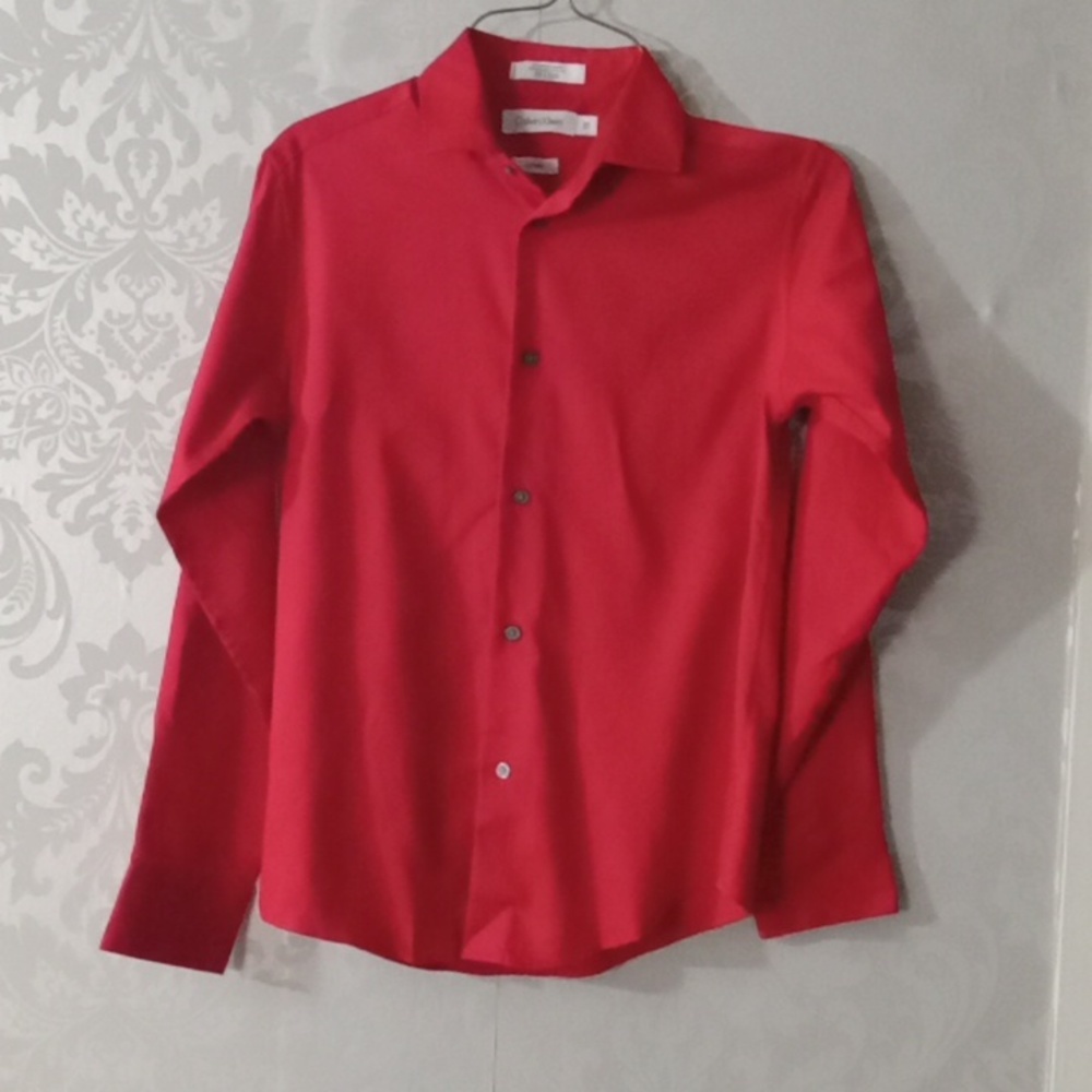 Boy's Calvin Klein button down shirt 12